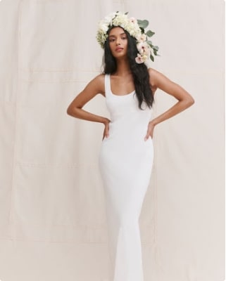 Reformation bridal clothing