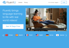 FluentU kids learning platform