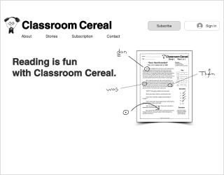 Classroom Cereal educational platform