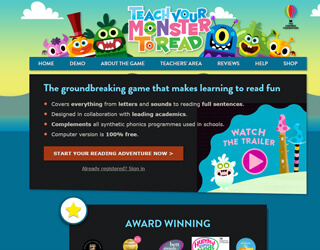 Teach Your Monster To Read educational platform