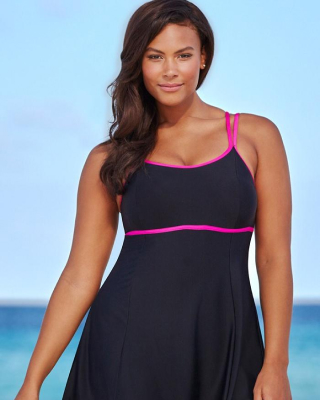 Woman Within shorts plus size swimwear