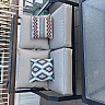 Rectangular cushions look great!