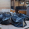 Baseball Weighted Mound Tarps – Round