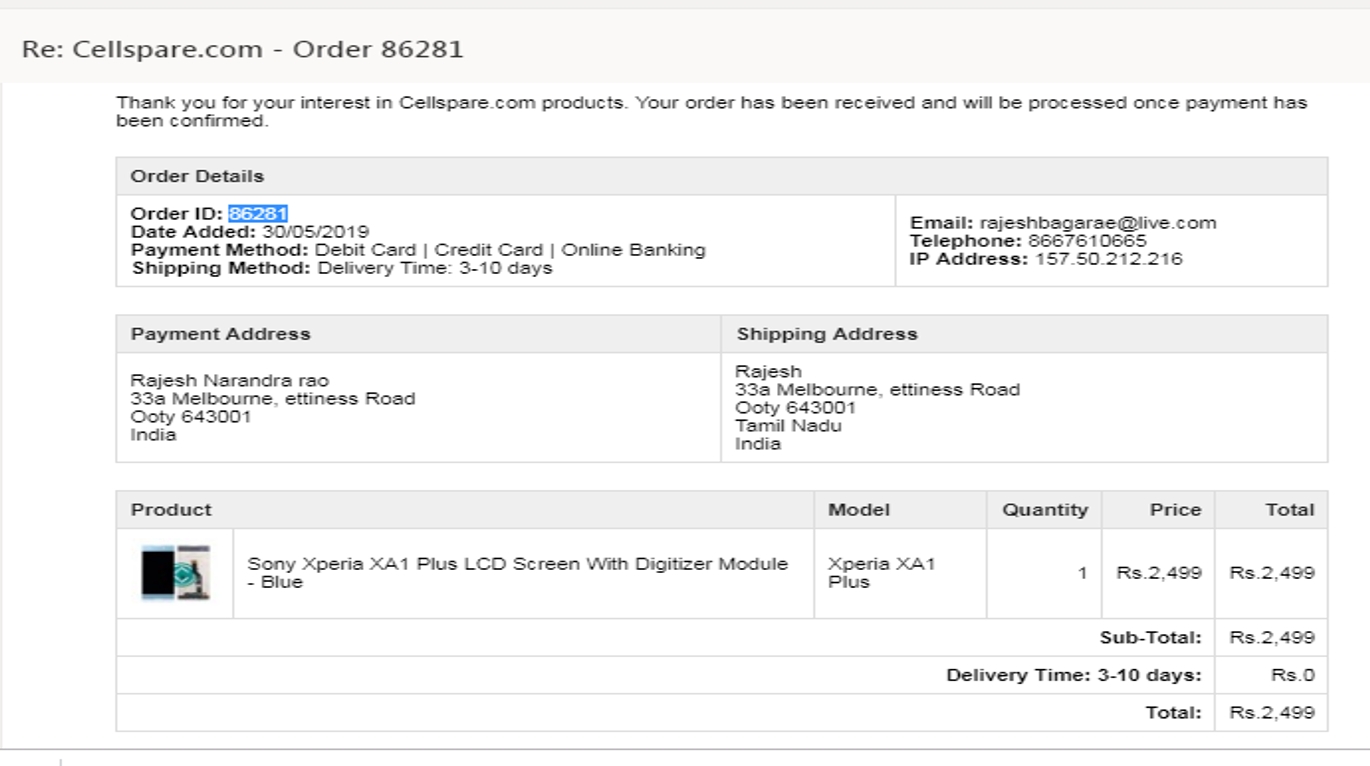 Cellspare Reviews 93 Reviews of Sitejabber