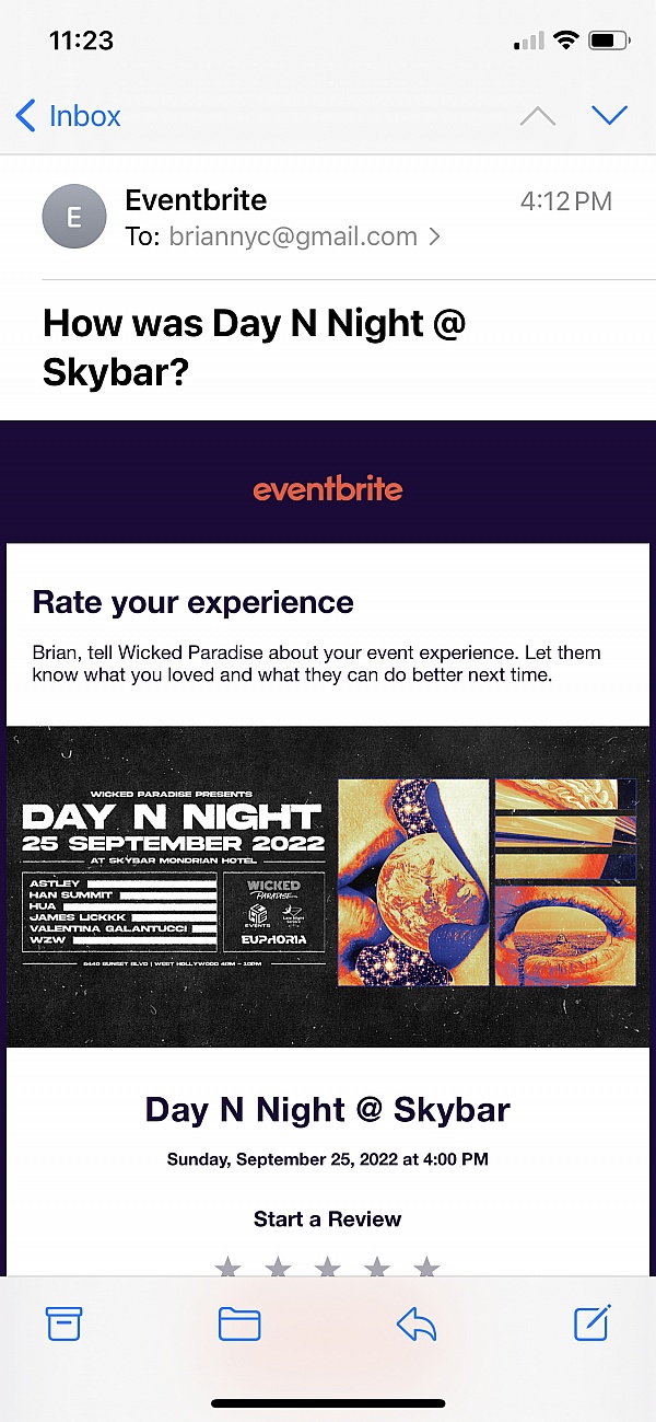 eventbrite rates