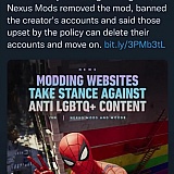 Nexus BANNING Starfield Mods That PURGE Woke Content From The Game! 