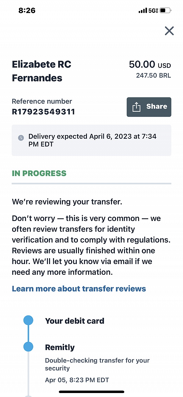 Remitly Reviews 329 Reviews of Sitejabber