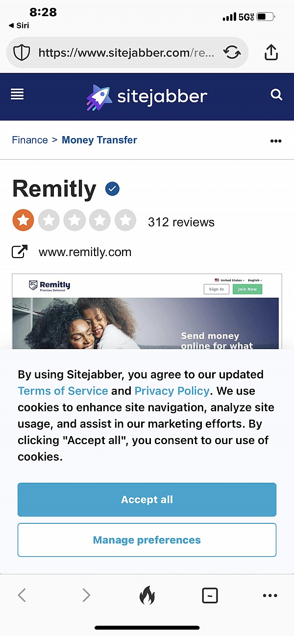 Remitly Reviews 397 Reviews of Sitejabber
