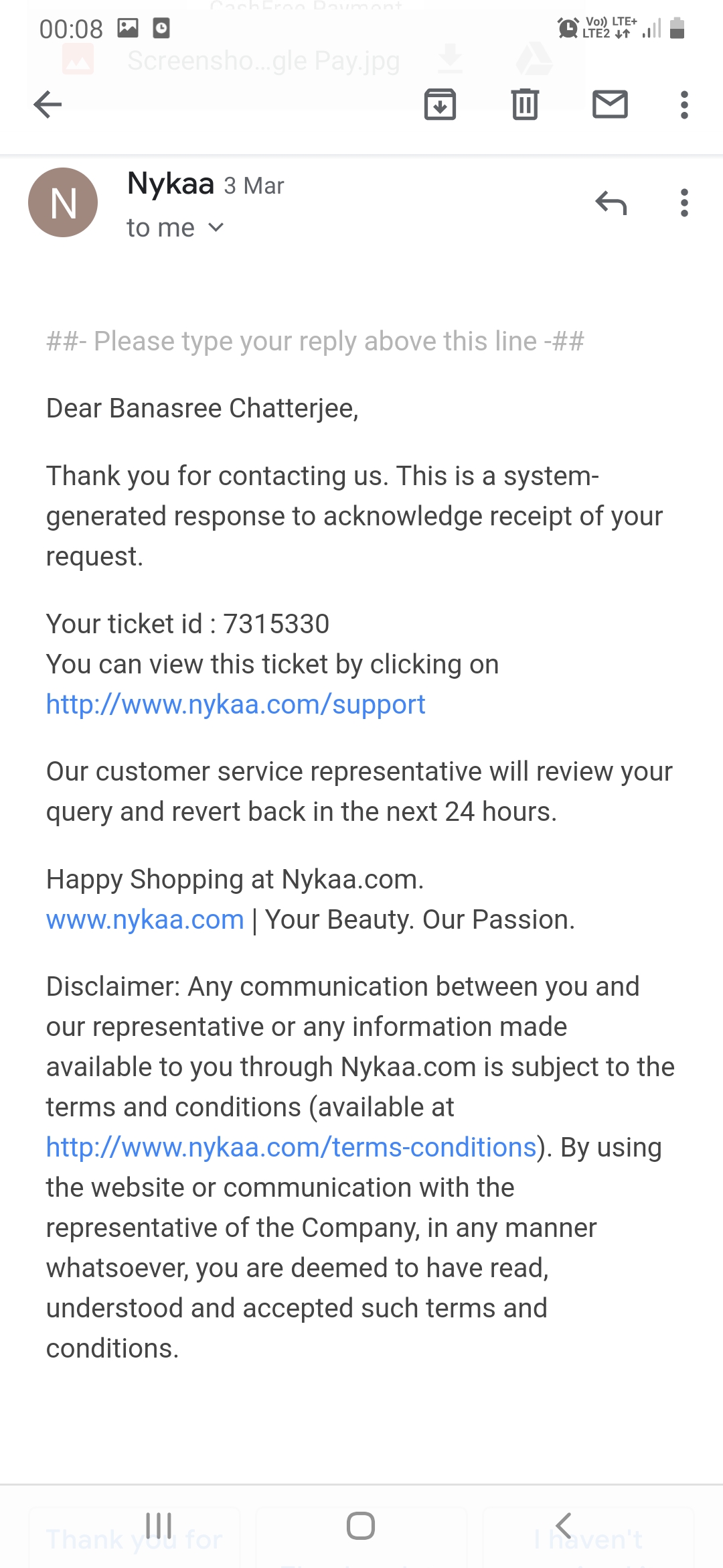 nykaa first time user