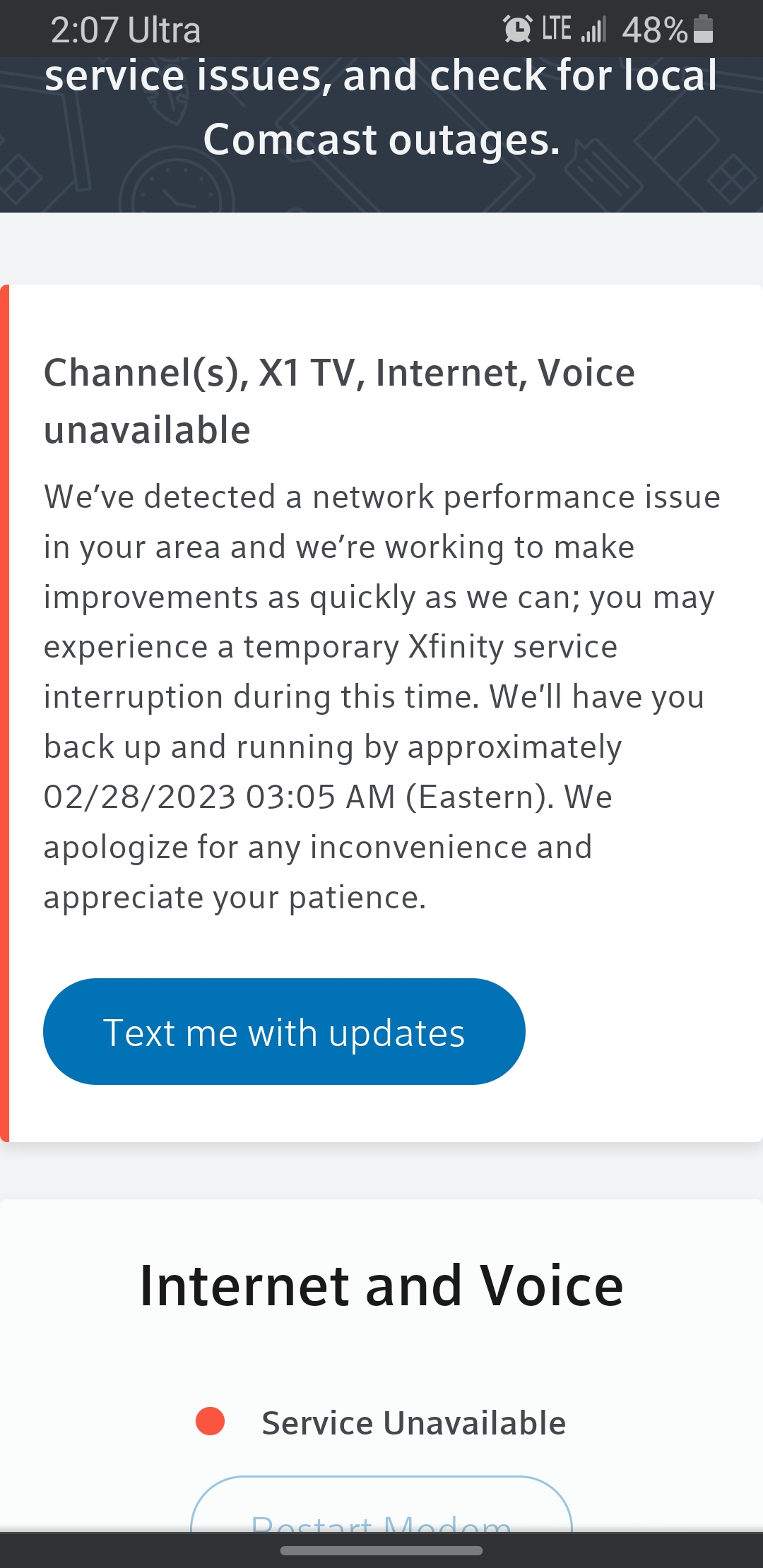 xFinity Reviews 505 Reviews of Sitejabber