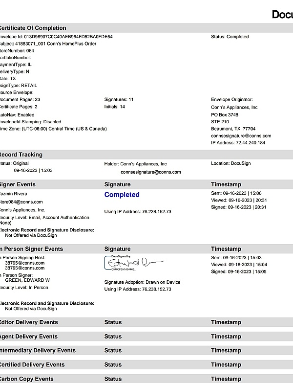 Conn's Home Plus Reviews 183 Reviews of Sitejabber