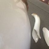 Break to bone china teapot, not disclosed