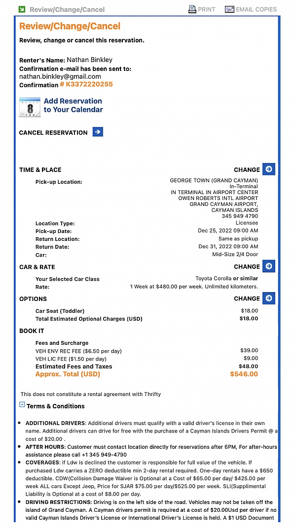 Thrifty RentACar Reviews 97 Reviews of Sitejabber