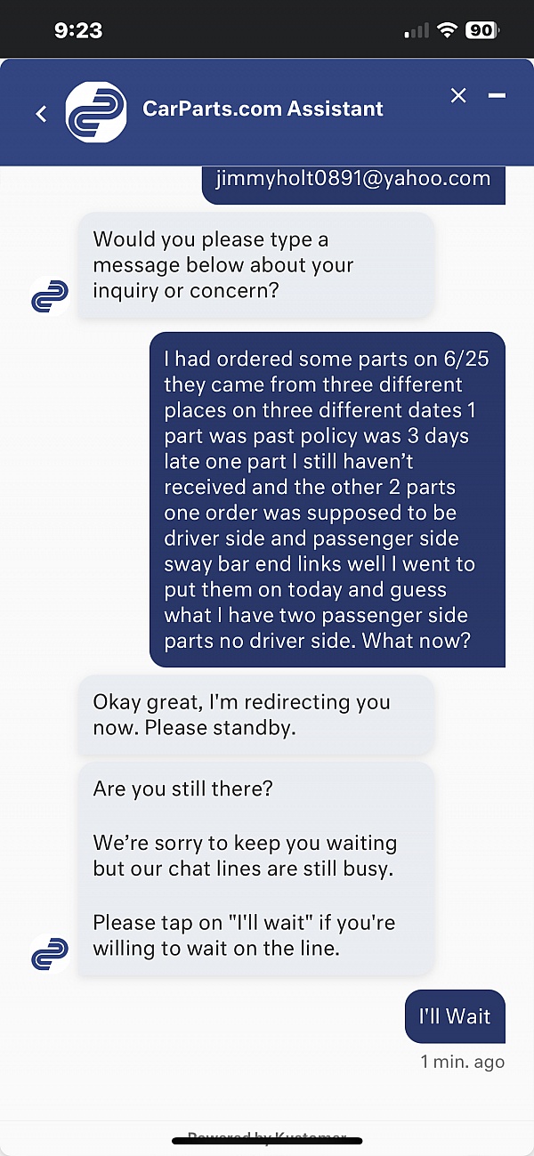 Carparts Reviews 3 Reviews of Sitejabber