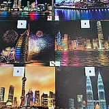 Ordered 6 acrylic pictures for my son who has autism that is very fond of different building architecture. Several pictures have parts of actual print missing and none have the advertised white coating that is used on top of print to preserve print