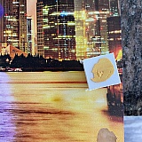 Part of print is removed from acrylic, again no white coating placed to preserve actual print