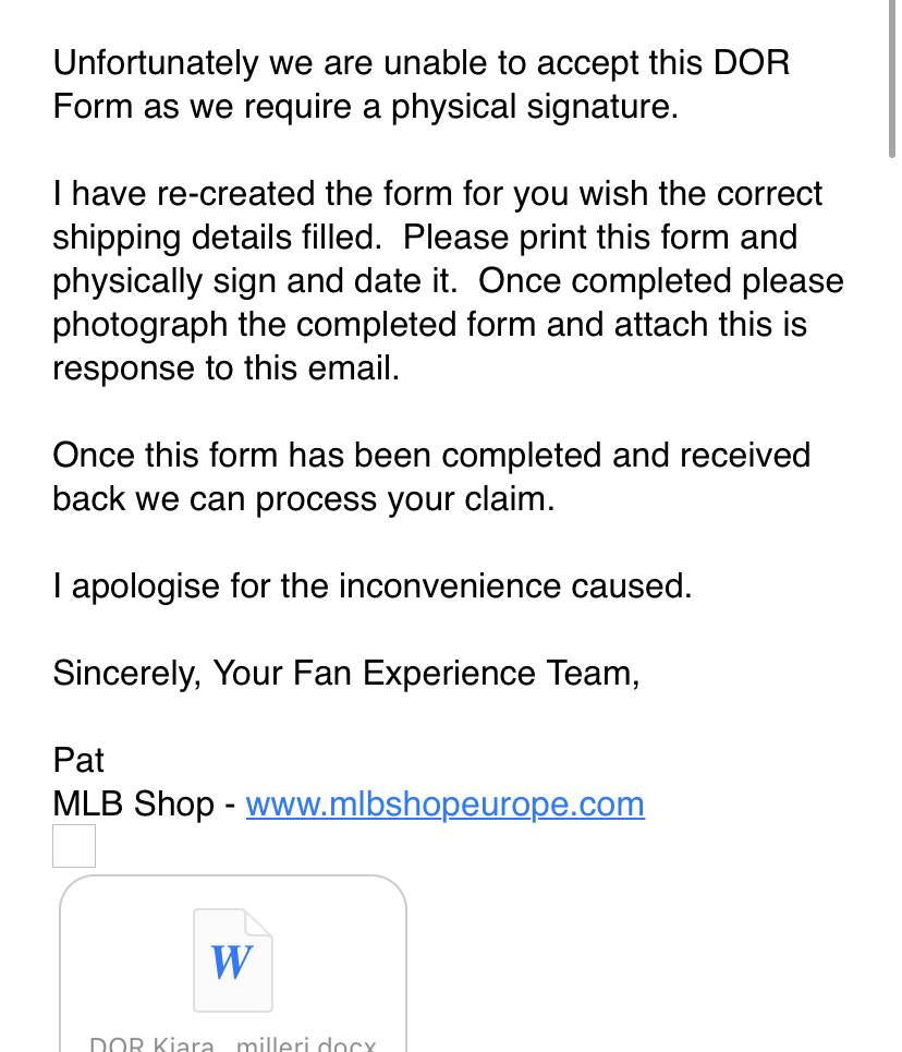 Buyer Beware - I learned my lesson buying a jersey from MLBShop.com :  r/baseball
