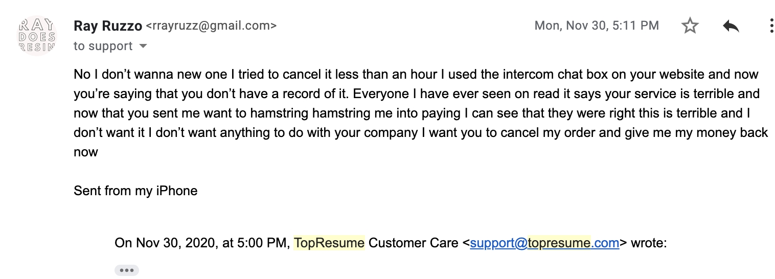 Topresume Reviews 4 464 Reviews Of Topresume Com Sitejabber