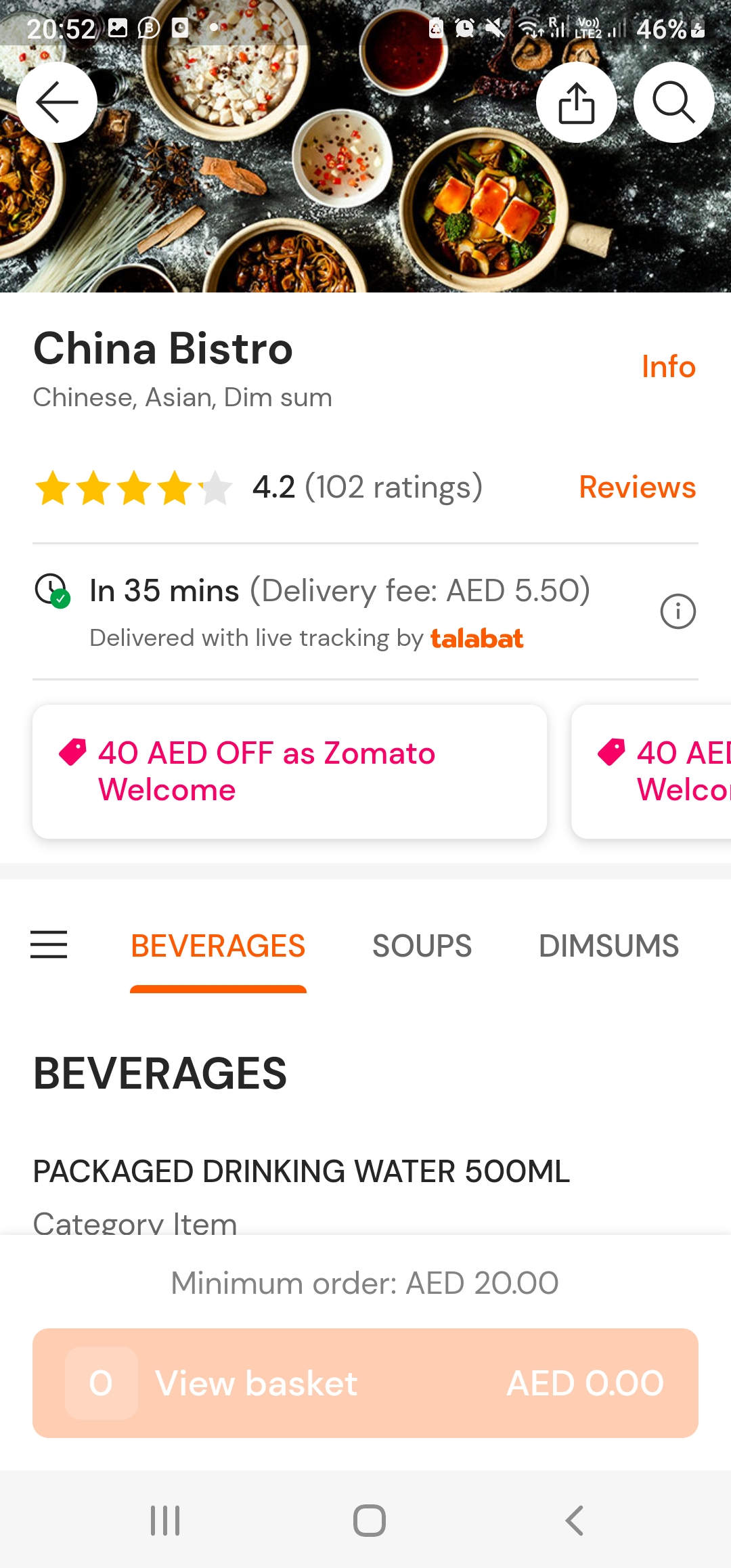 how to write a review in talabat
