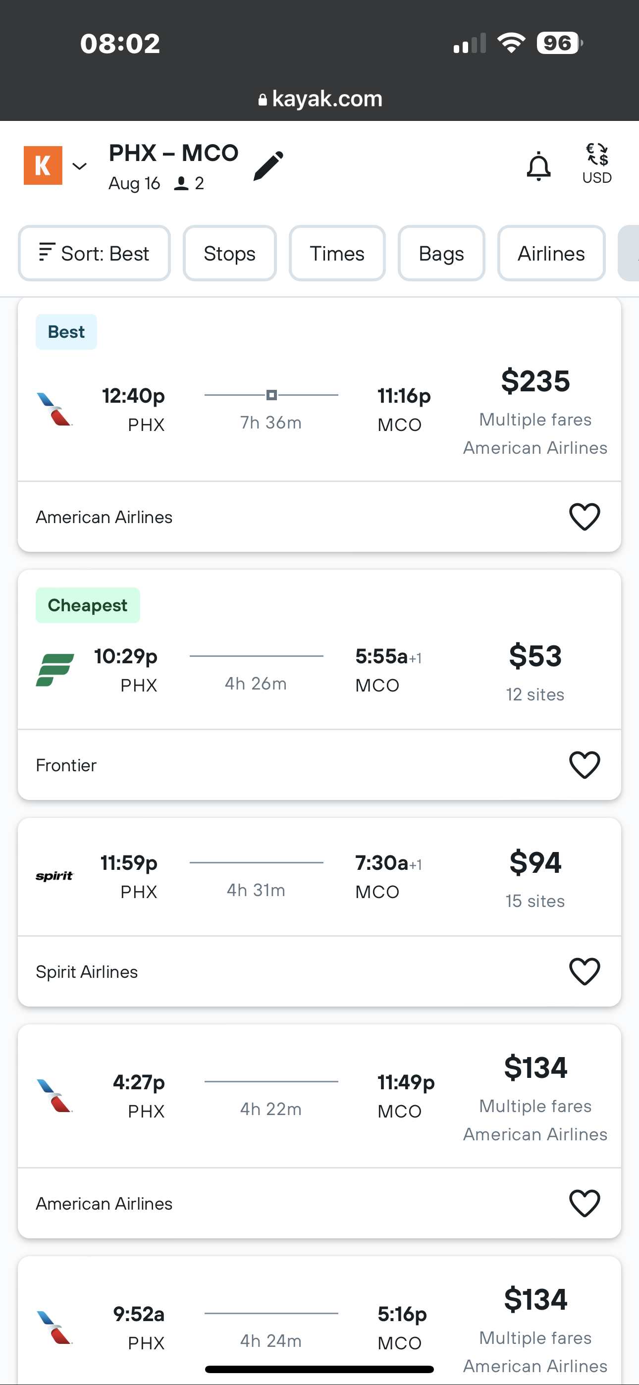 American Airlines AA - Flights, Reviews & Cancellation Policy - KAYAK