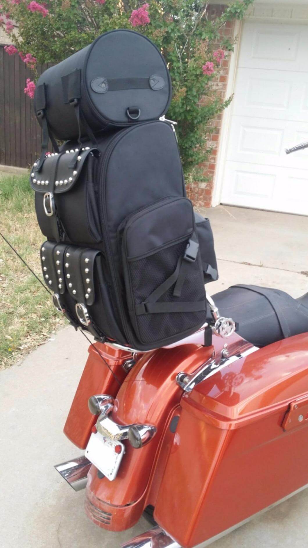 Viking Small Black Backpack For Harley Davidson - Viking Bags