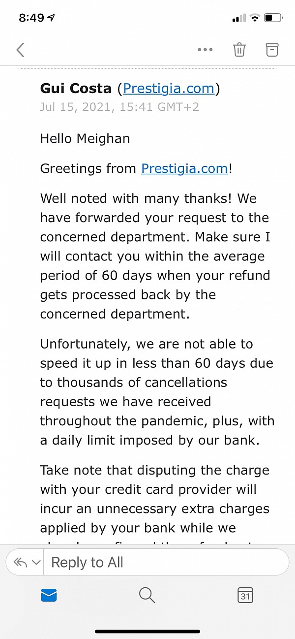 Prestigia Reviews 2 208 Reviews Of Prestigia Com Sitejabber