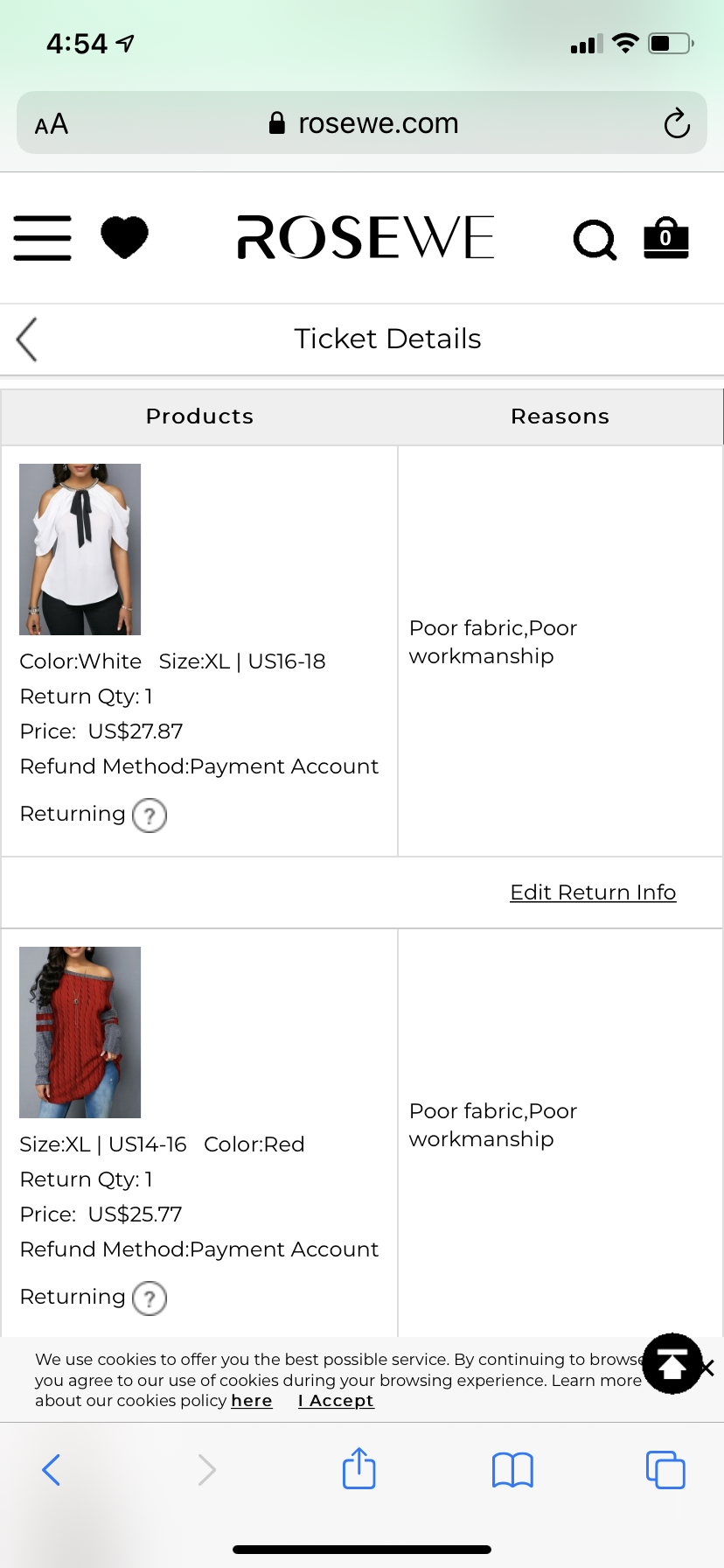 Rosewe Reviews 3,118 Reviews of Sitejabber