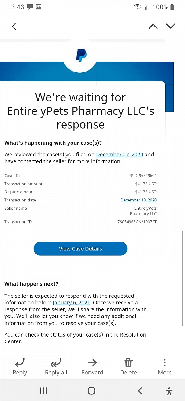 EntirelyPets Pharmacy Reviews 311 Reviews of