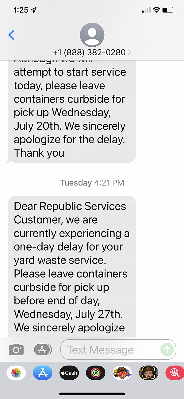 Republic Services Reviews 371 Reviews of Sitejabber