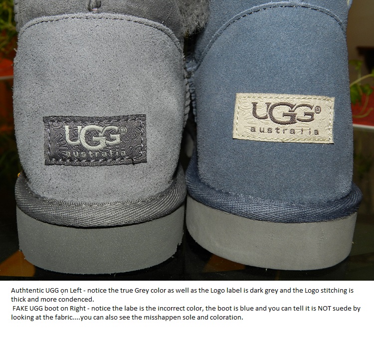 how to tell fake ugg boots