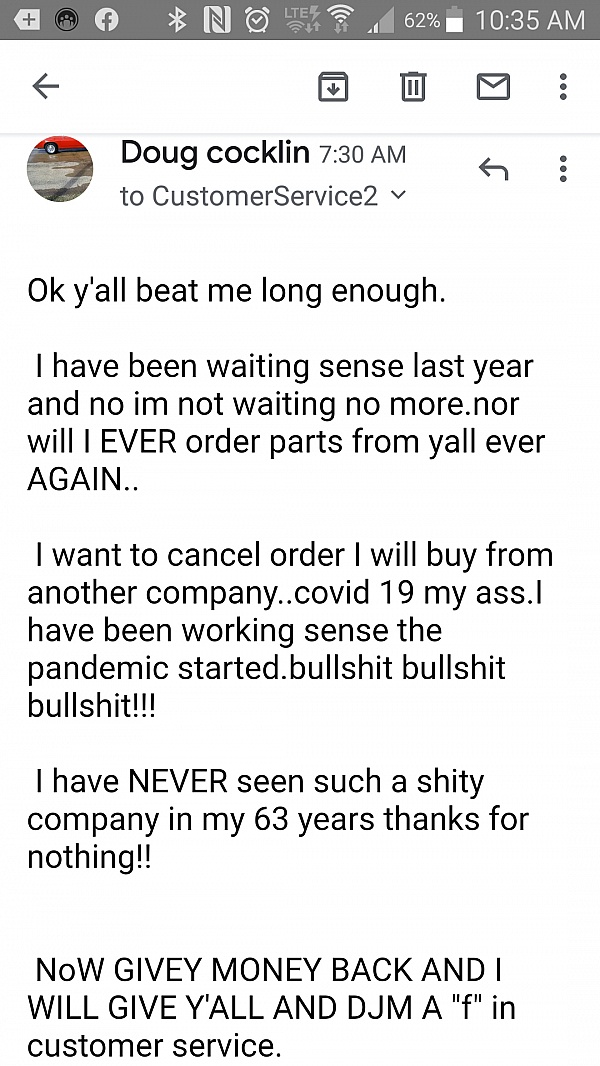 DJM Suspension Reviews 6 Reviews of Sitejabber