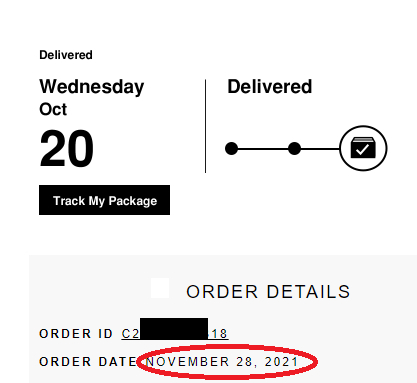 lululemon order tracker