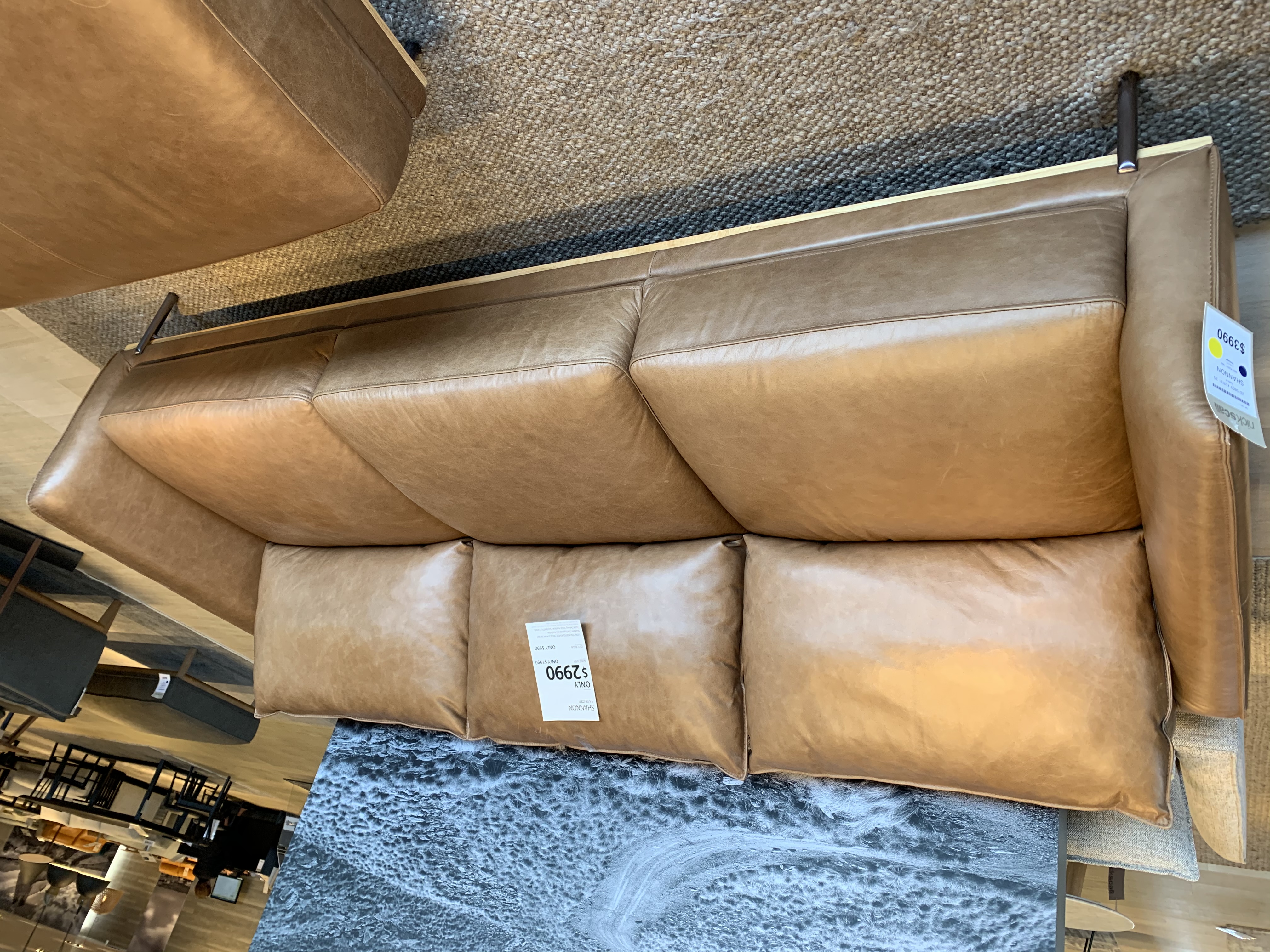 nick scali leather lounge sale