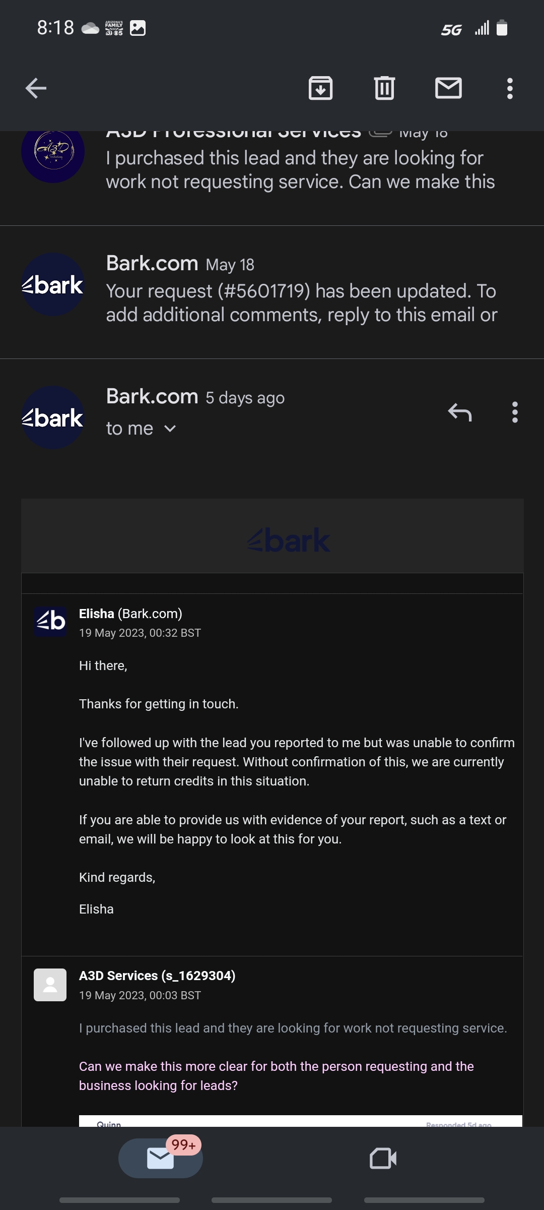 Bark Reviews 1,398 Reviews of Sitejabber