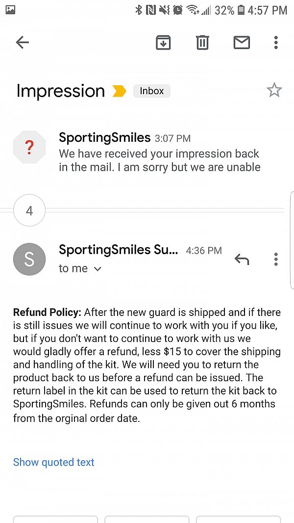 Sporting Smiles Reviews 36 Reviews of Sitejabber