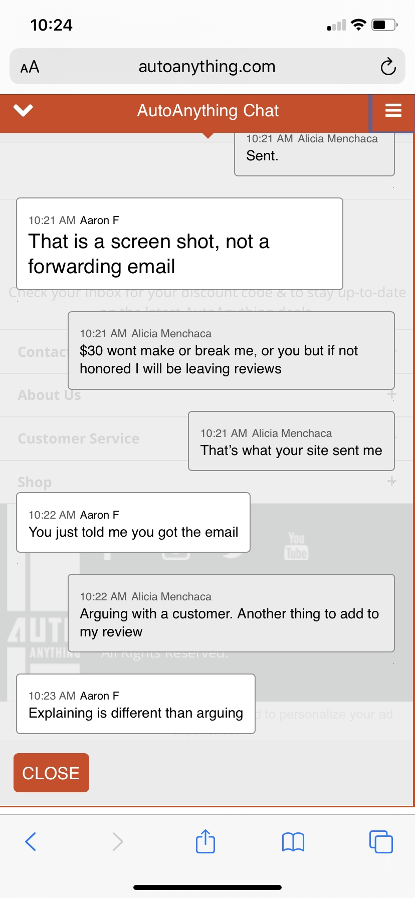 AutoAnything Reviews 217 Reviews of Sitejabber