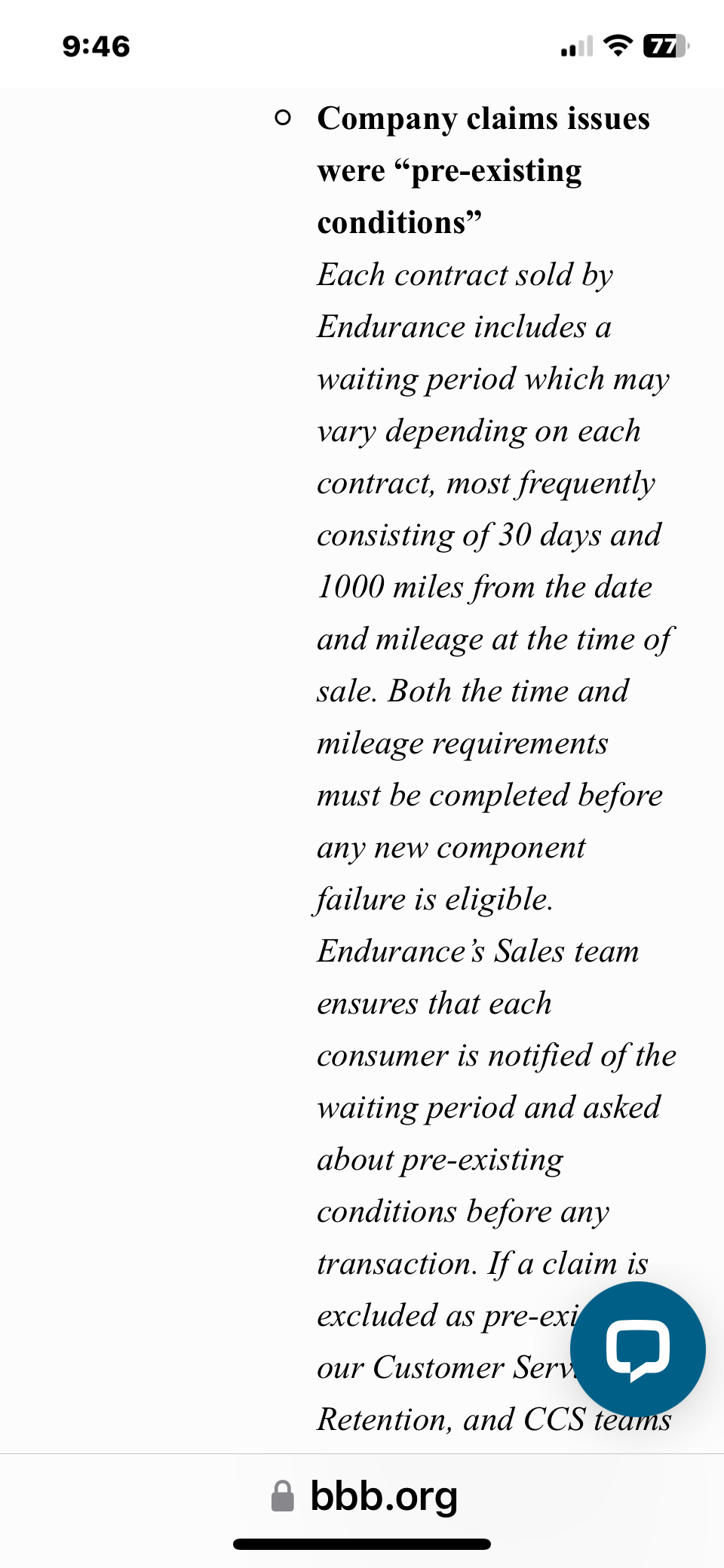 Endurance Warranty Reviews 78 Reviews of