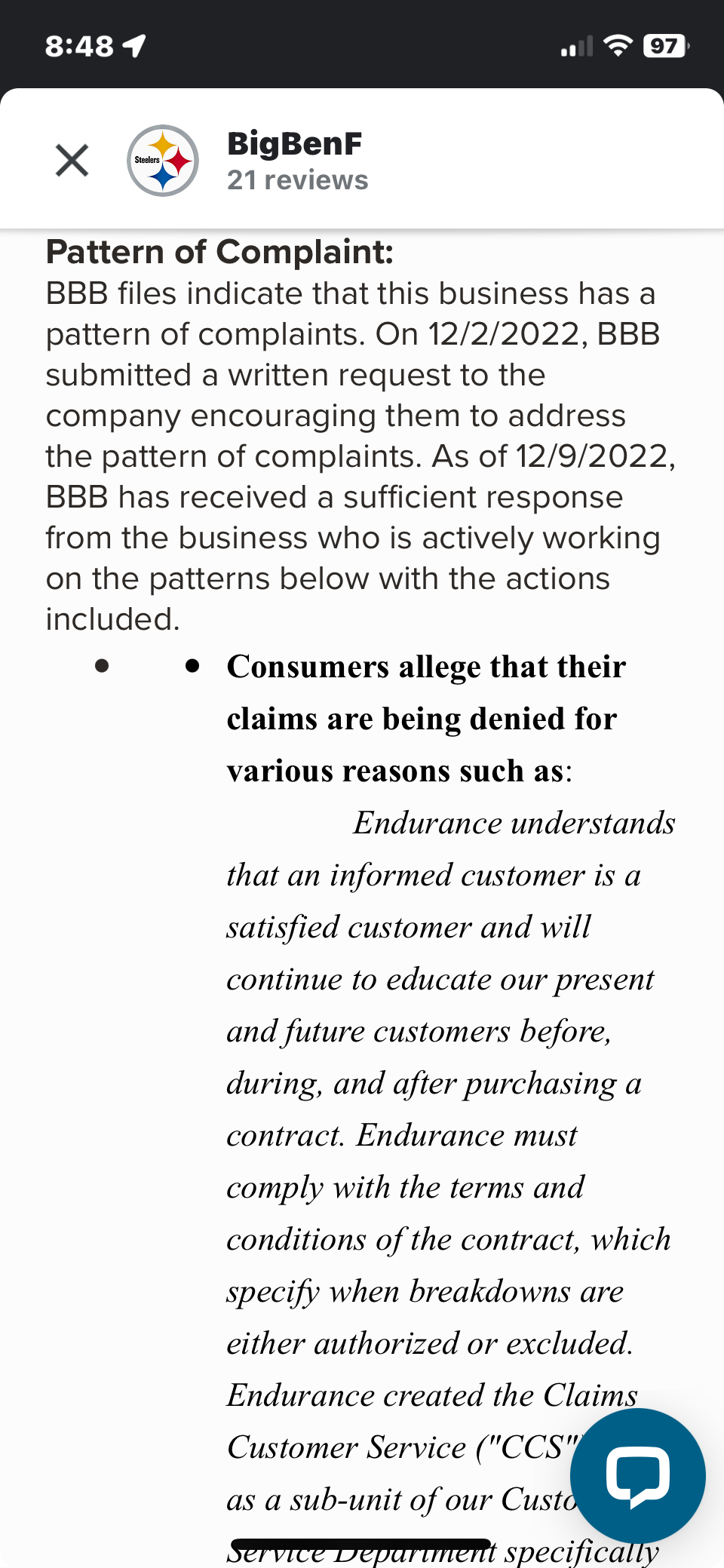 Endurance Warranty Reviews 78 Reviews of Sitejabber