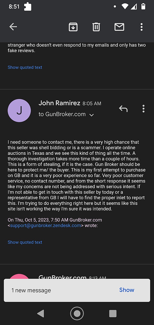 GunBroker Reviews 227 Reviews of Sitejabber