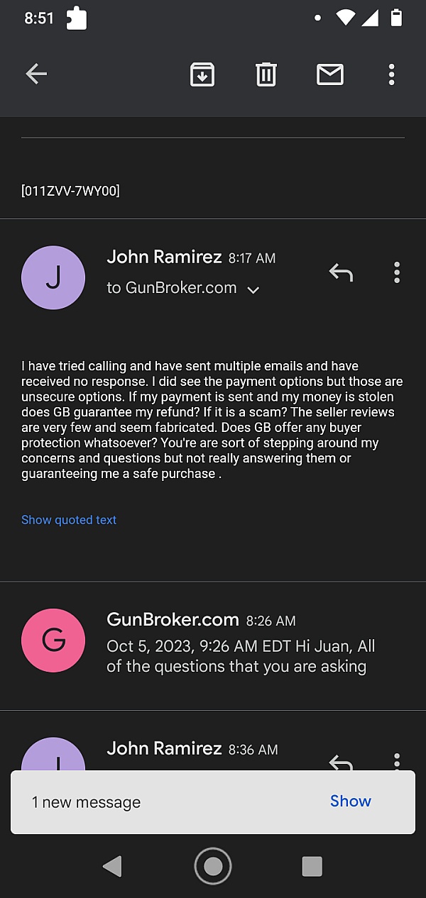 GunBroker Reviews 227 Reviews of Sitejabber