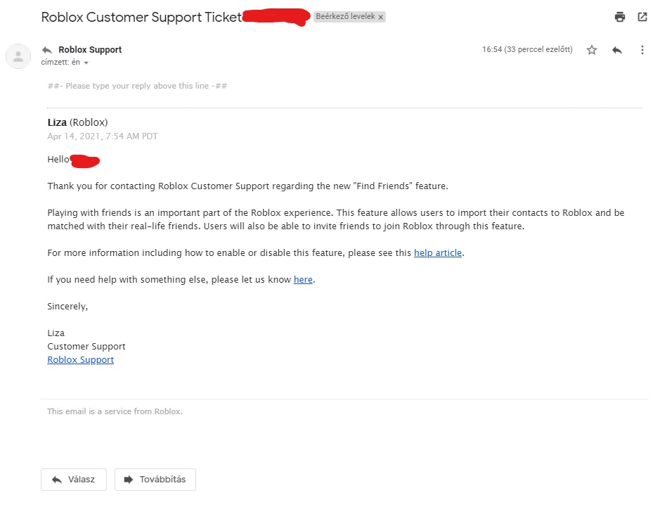 what to do with a roblox customer care ticket