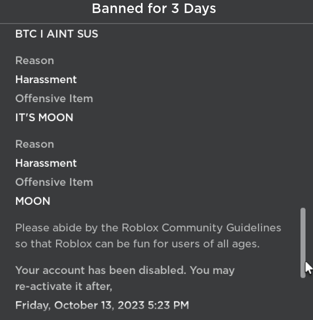 Roblox Reviews and Complaints  roblox.com @ PissedConsumer Page 3