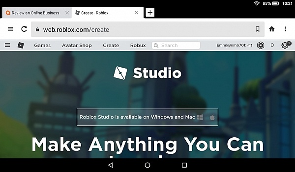Roblox Studio Is Available On Windows And Mac Make