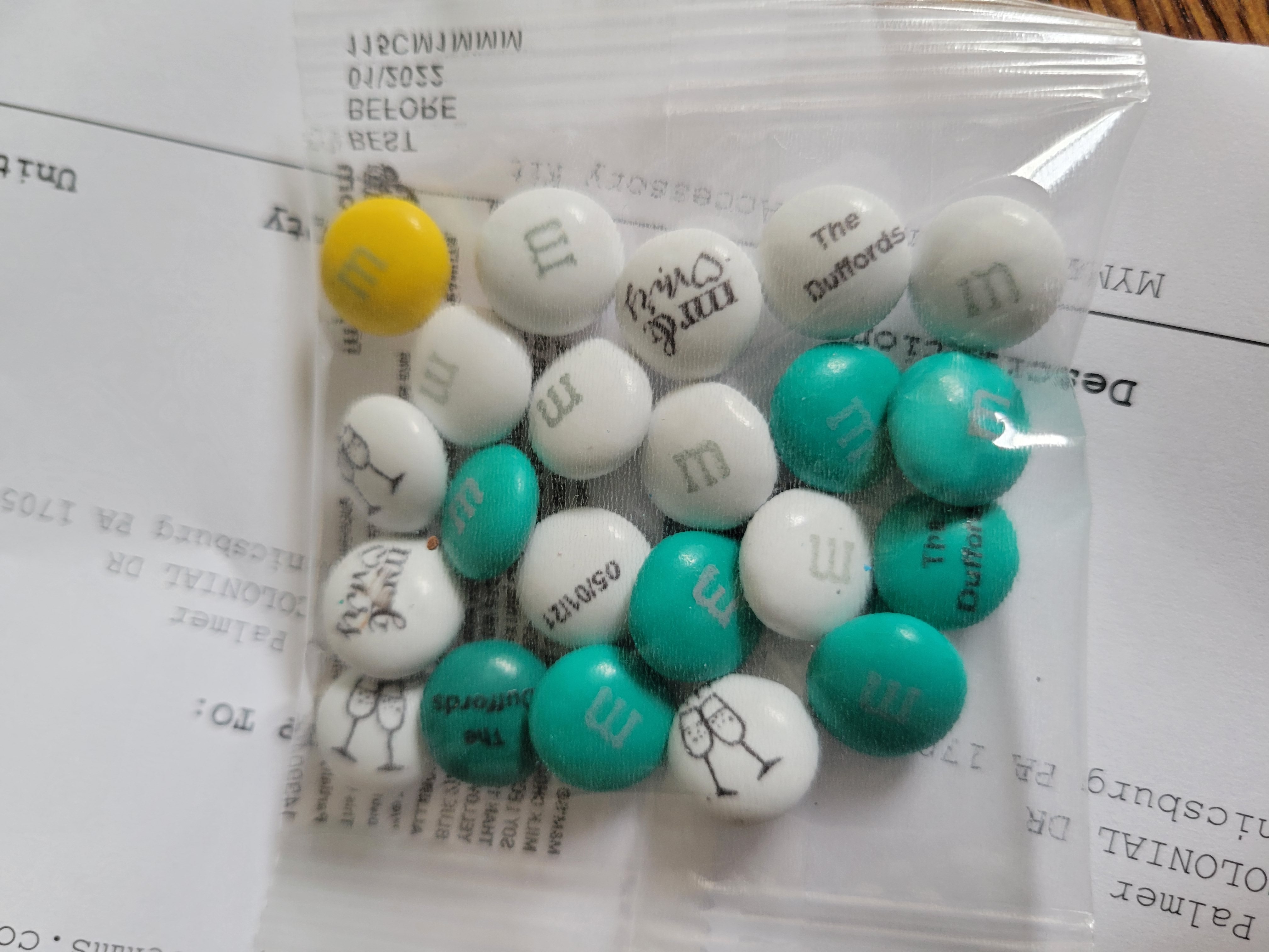 M&M's Colorworks Teal Green
