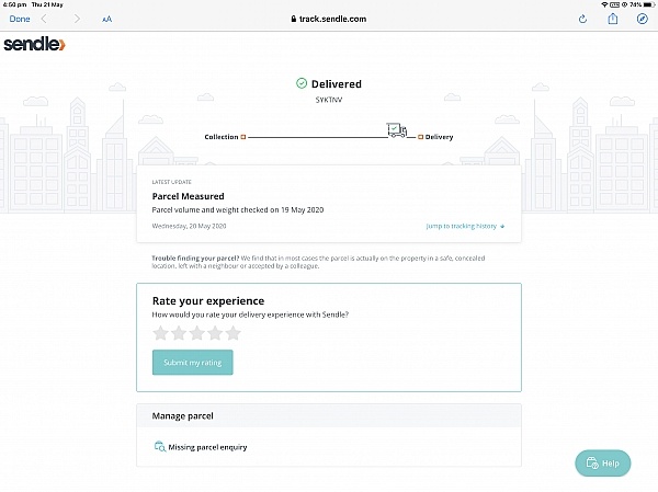 sendal tracking