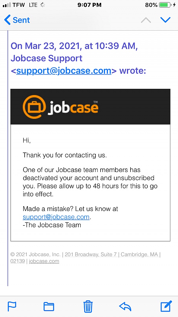 Jobcase Reviews 53 Reviews of Sitejabber
