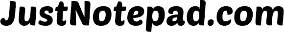 JustNotepad