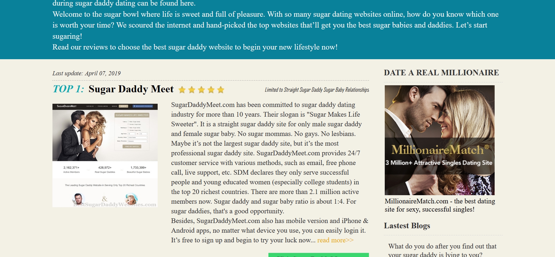 Best Sugar Daddy Websites Reviews - 2 Reviews of Bestsugardaddywebsites.com