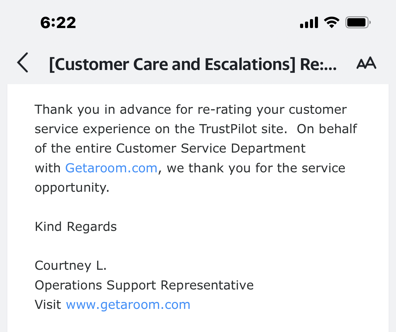 Getaroom Reviews 4,279 Reviews of Sitejabber