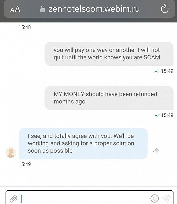 Zenhotels Reviews 327 Reviews of Sitejabber